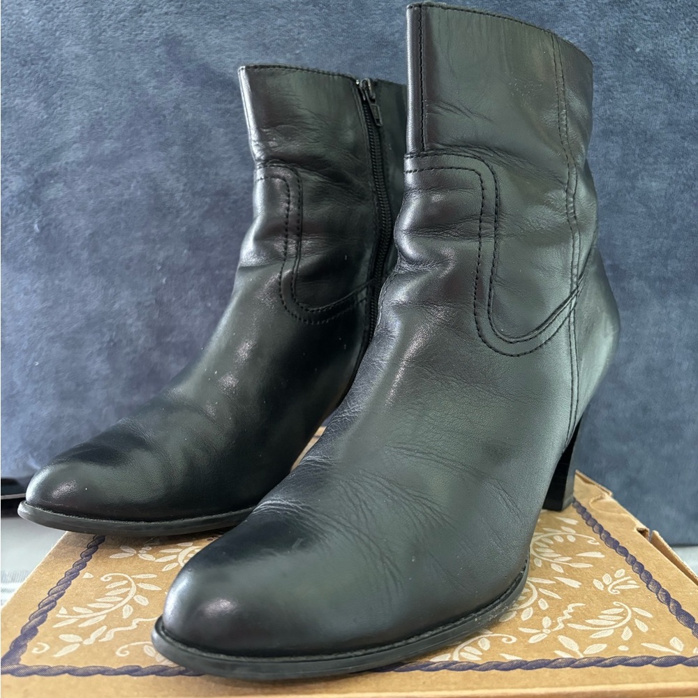 Ana Black Ankle Boots